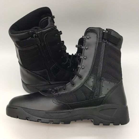 LawPro by Quartermaster 8" Dispatch Duty 2.0 Men's 10M Black Side Zip Boots NEW - Picture 9 of 15